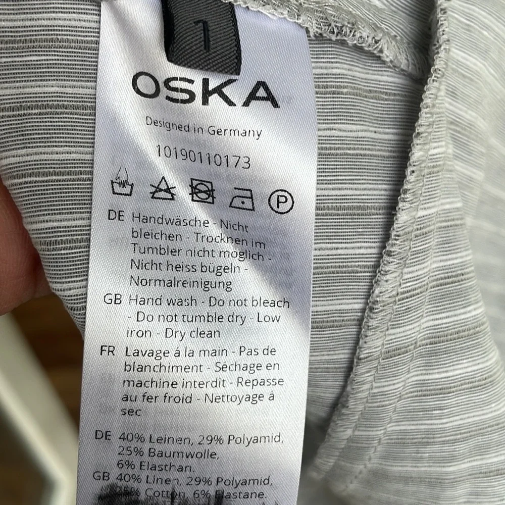 OSKA stripped side tie Jacket - Picture 4 of 5